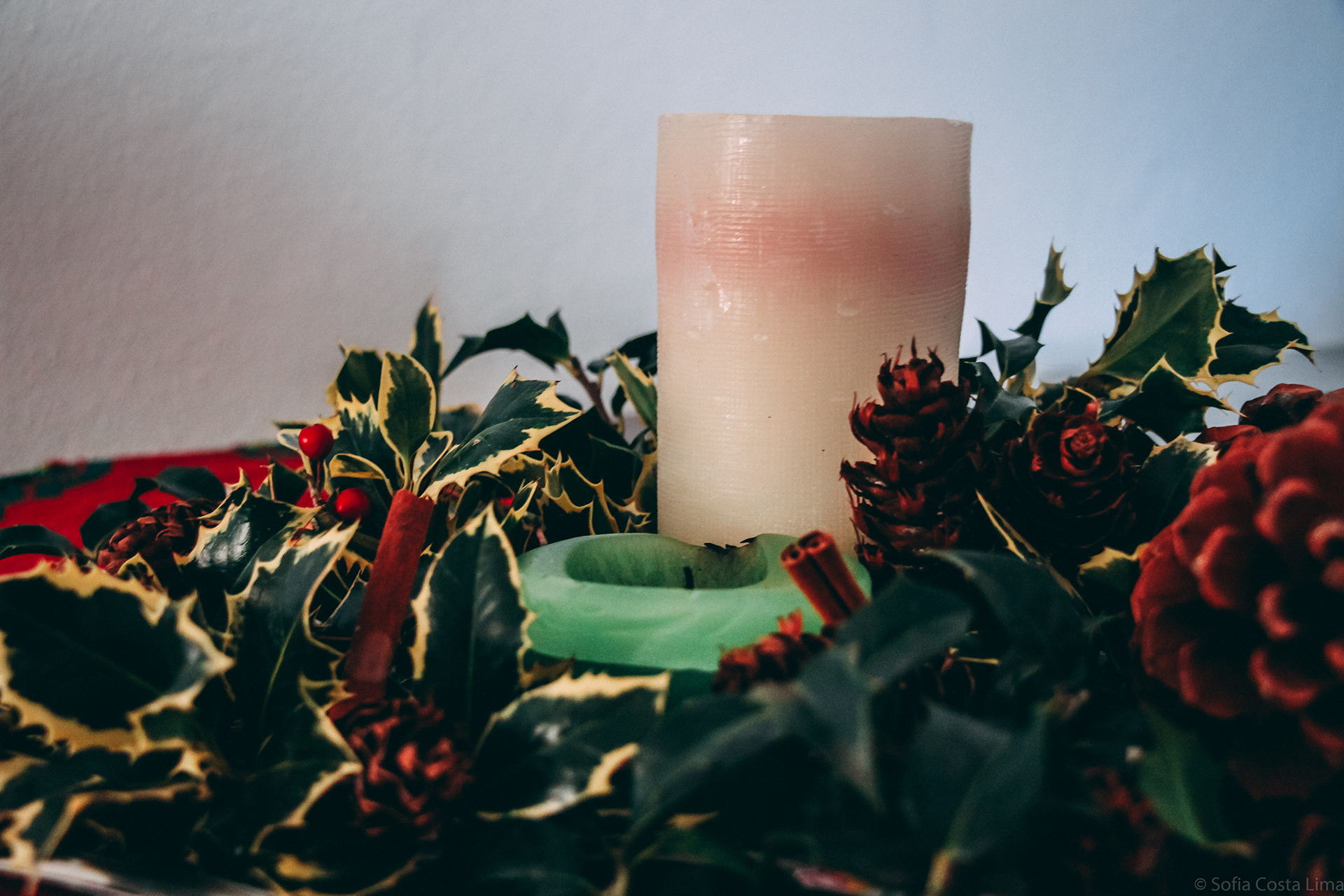 centro de mesa natal diy