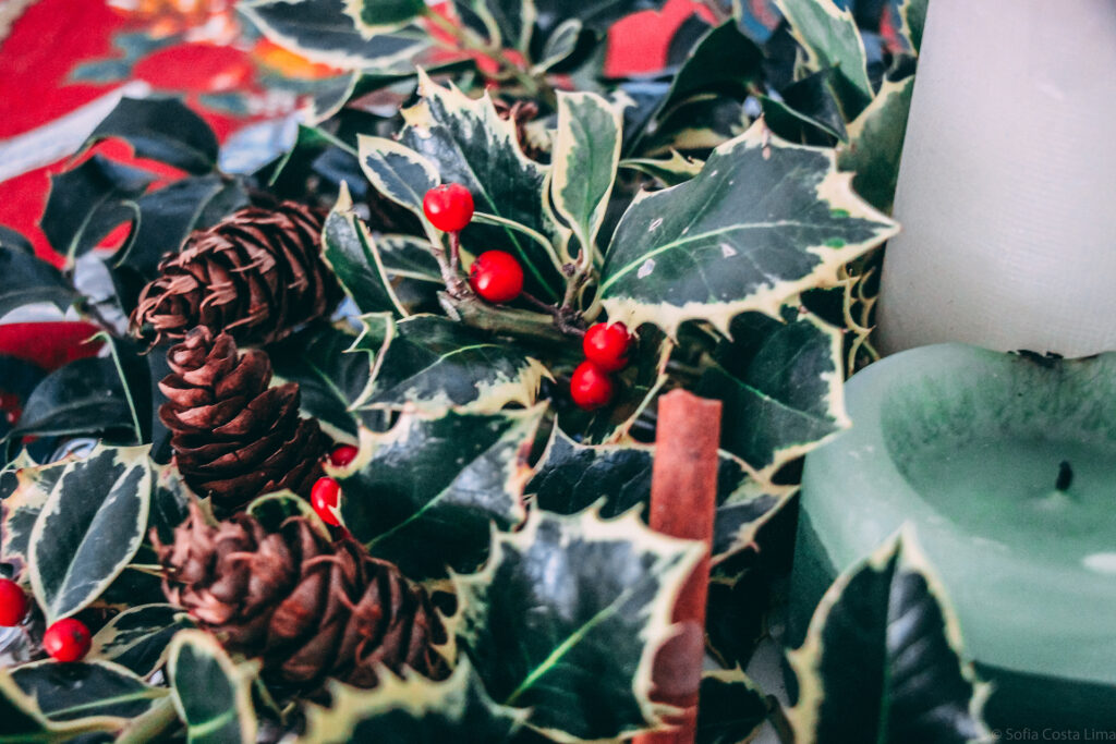centro de mesa natal diy
