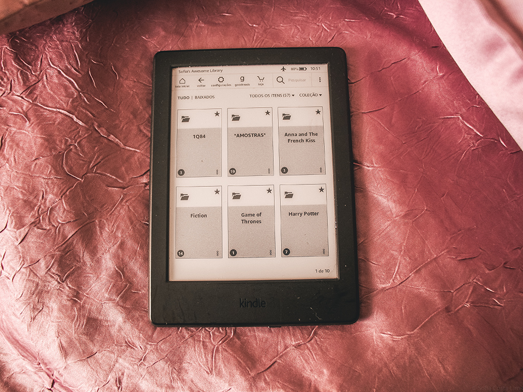 como organizo o Kindle
