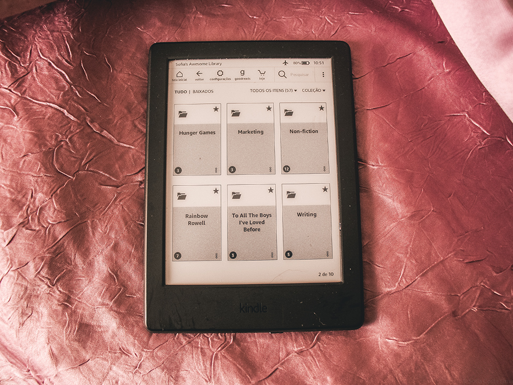 como organizo o Kindle