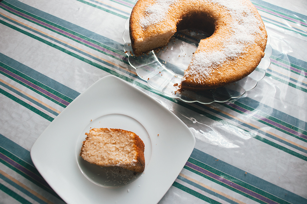 receita bolo de côco