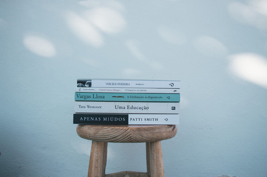 como diminuir a pilha de livros por ler